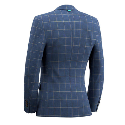 Bowery Lapis Blue Windowpane Suit - SARTORO