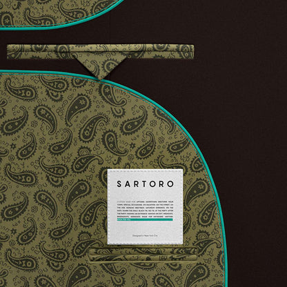 Brown Wool Coat - SARTORO