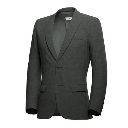 Bryant Charcoal Crosshatch Jacket - SARTORO
