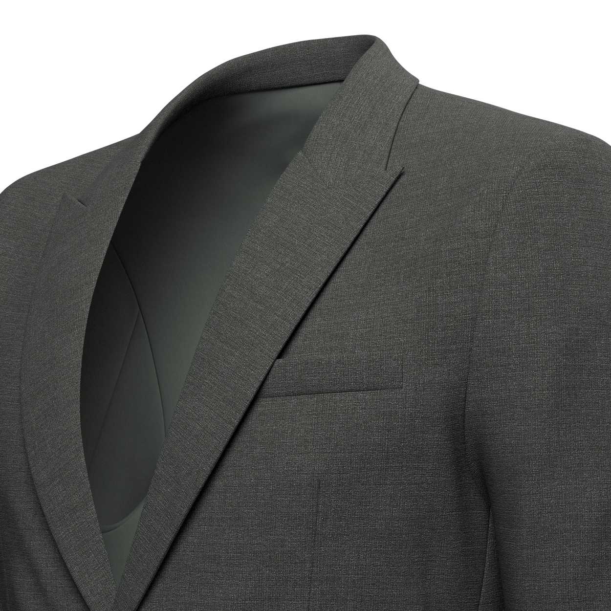 Bryant Charcoal Crosshatch Jacket - SARTORO
