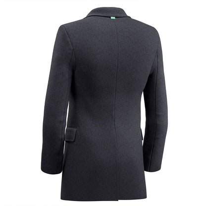 Charcoal Wool Coat - SARTORO