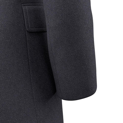 Charcoal Wool Coat - SARTORO