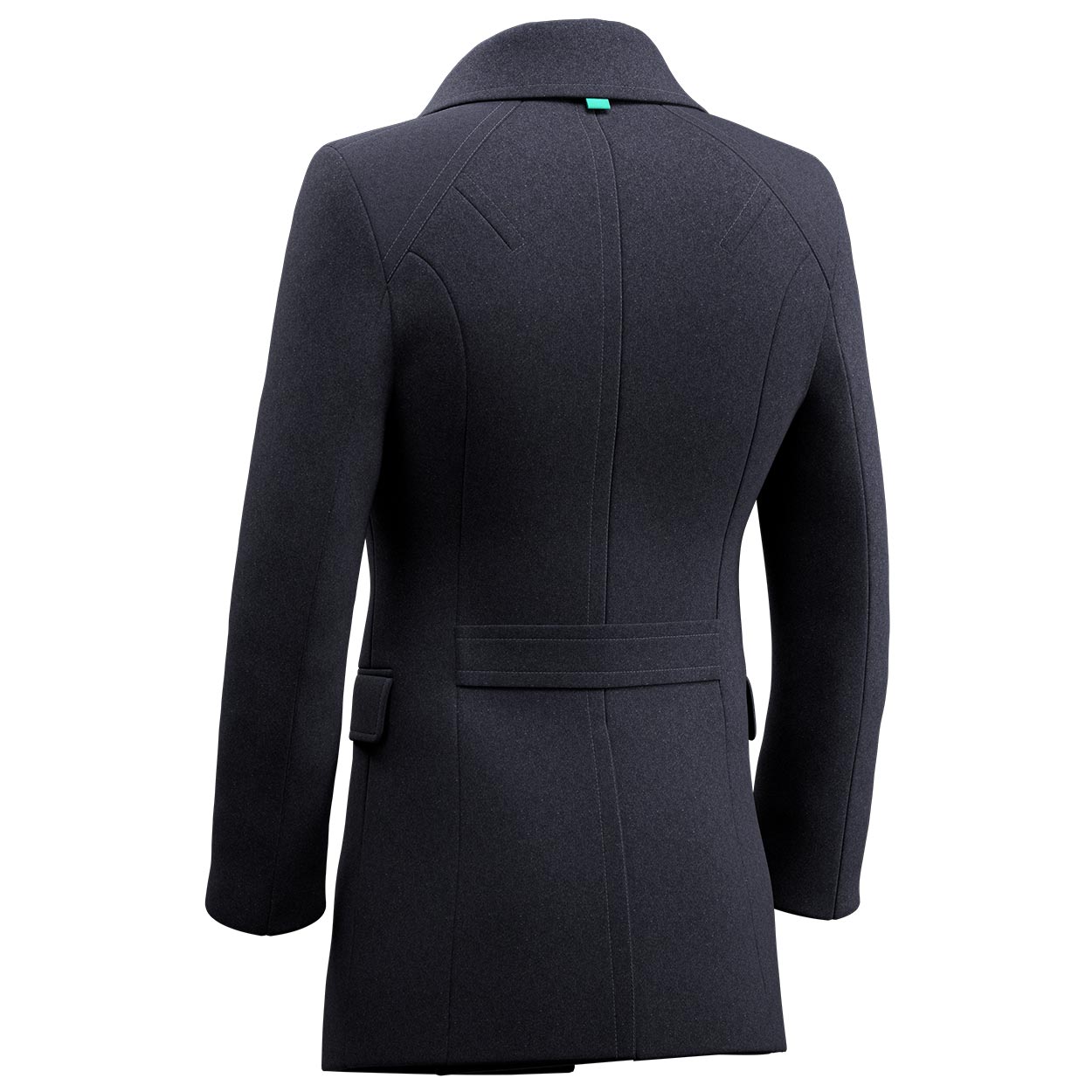 Charcoal Wool Peacoat - SARTORO
