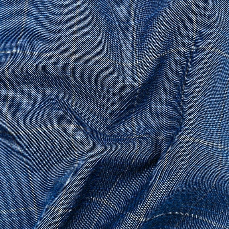 Charles Sky Blue Windowpane Suit - SARTORO