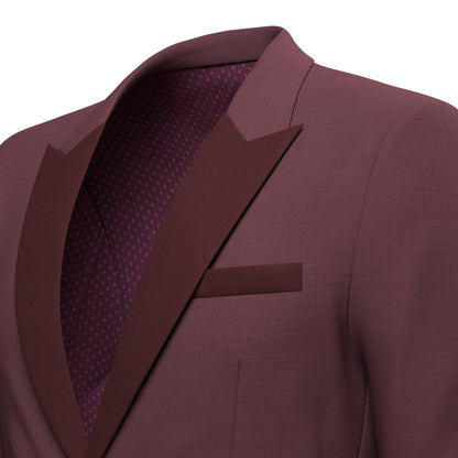 Dean Burgundy Twill Tuxedo - SARTORO