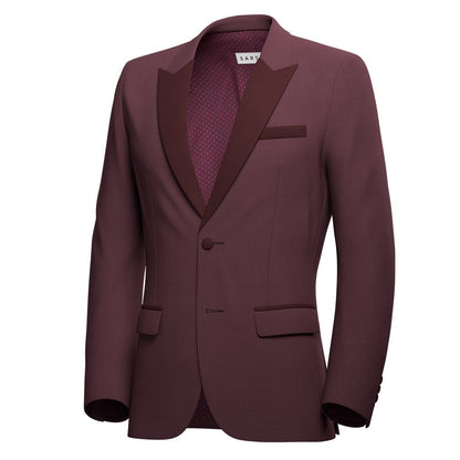 Dean Burgundy Twill Tuxedo - SARTORO