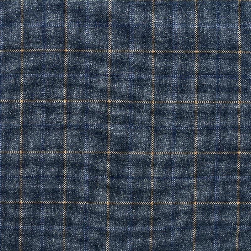 Duke Spruce Blue Flannel Windowpane Jacket - SARTORO