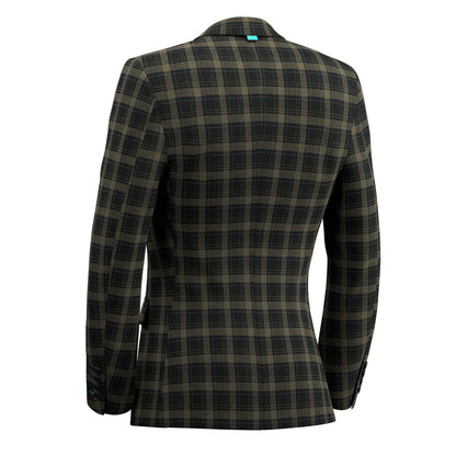 Ellis Black & Gold Check Jacket - SARTORO