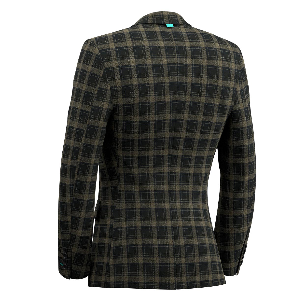 Ellis Black & Gold Check Suit - SARTORO