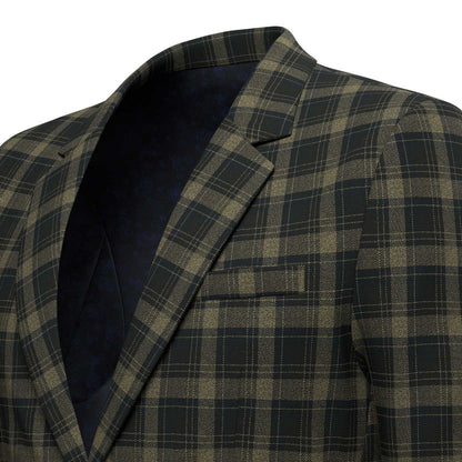 Ellis Black & Gold Check Suit - SARTORO