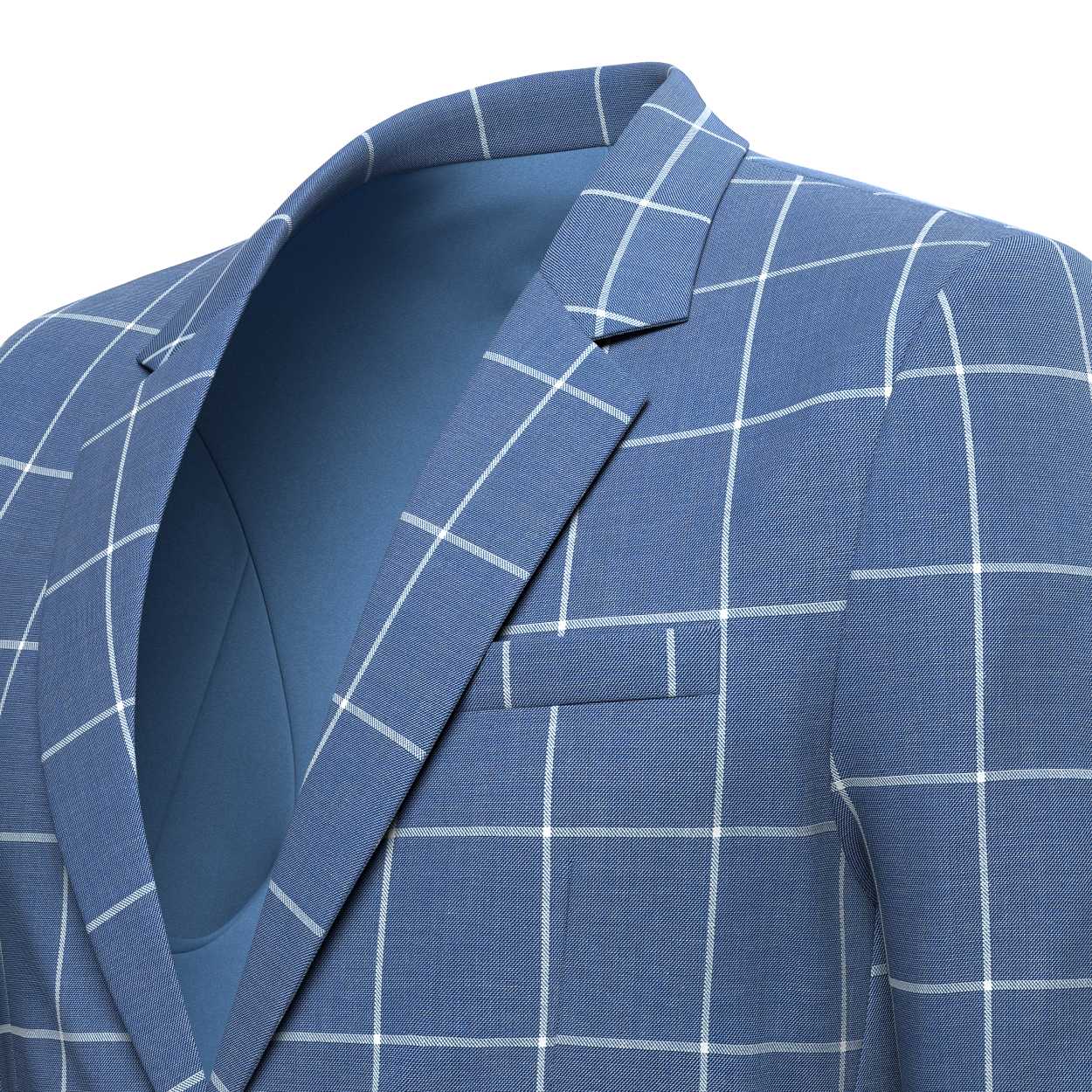 Ellis Blue Windowpane Jacket - SARTORO