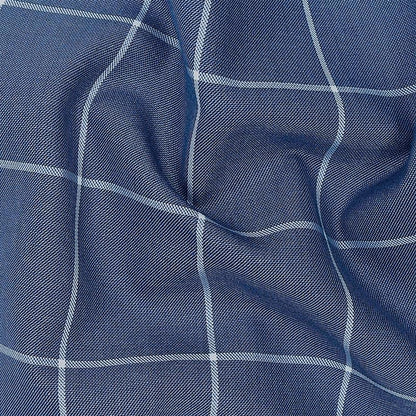 Ellis Blue Windowpane Jacket - SARTORO