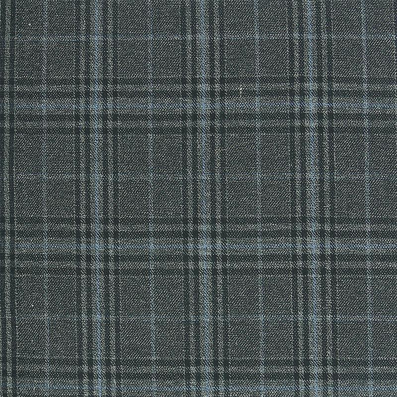 Ellis Grey Check with Blue Accents Jacket - SARTORO