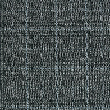 Ellis Grey Check with Blue Accents Jacket - SARTORO