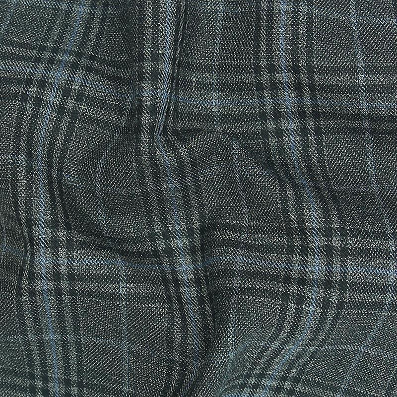 Ellis Grey Check with Blue Accents Jacket - SARTORO