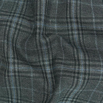 Ellis Grey Check with Blue Accents Jacket - SARTORO