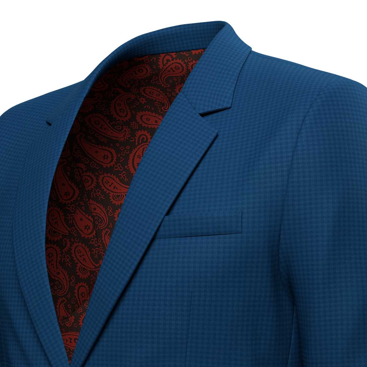 Ellis Royal Blue Microcheck Suit - SARTORO