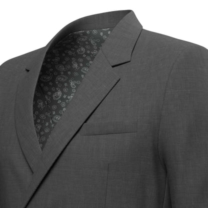 Fulton Charcoal Sharkskin Suit - SARTORO