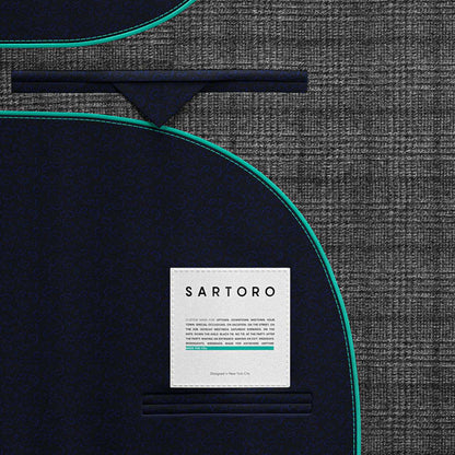 Grey Tweed Wool Coat - SARTORO