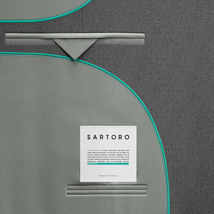 Grey Wool Coat - SARTORO