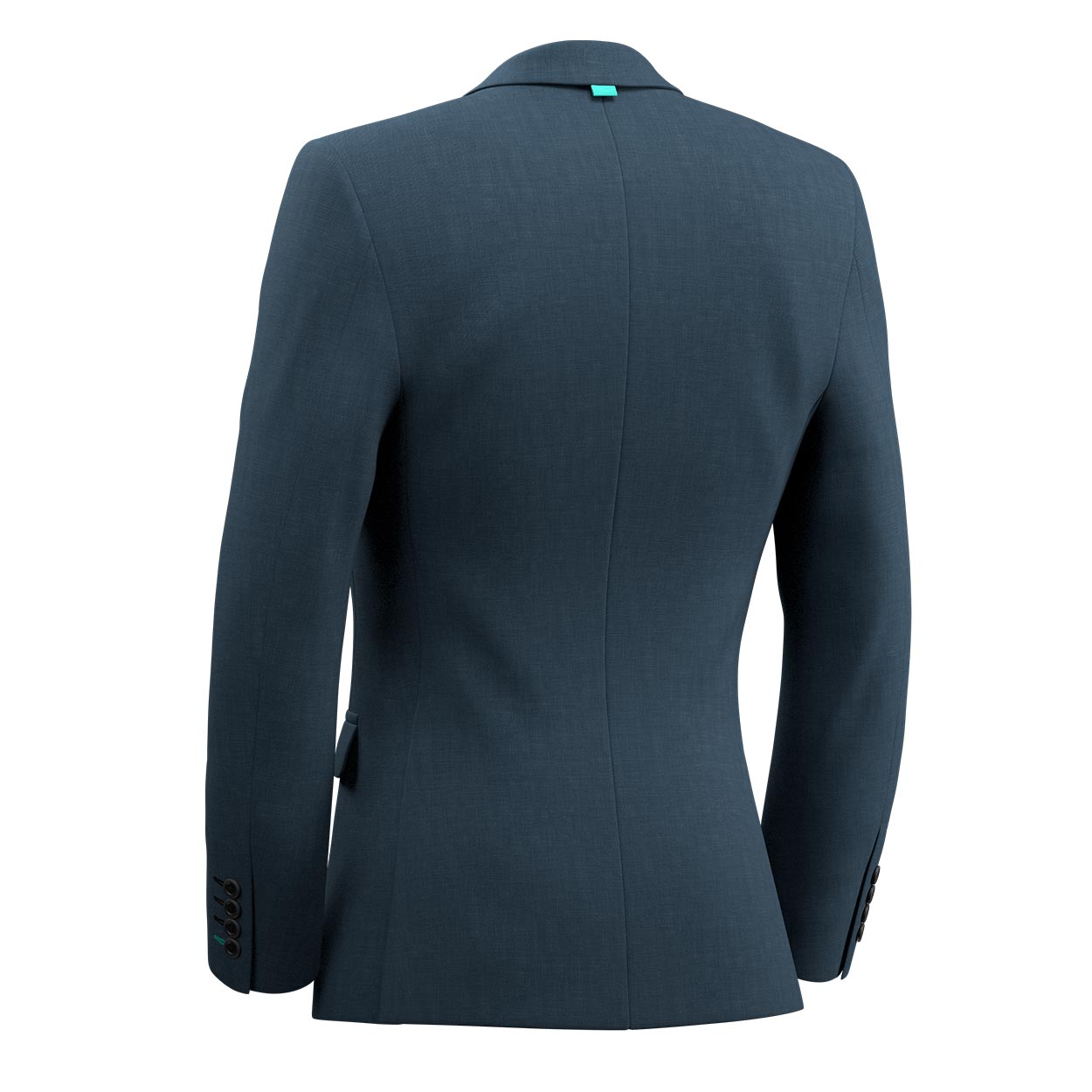 Lafayette Aegean Blue Sharkskin Jacket - SARTORO