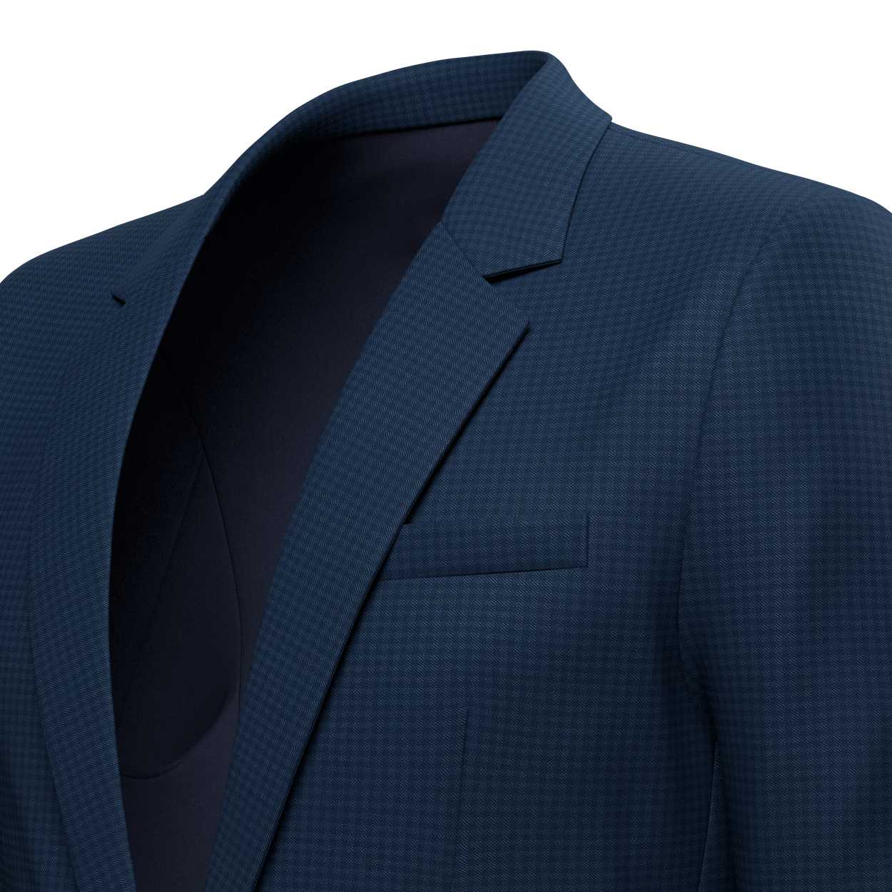 Lafayette Blue Microcheck Suit - SARTORO