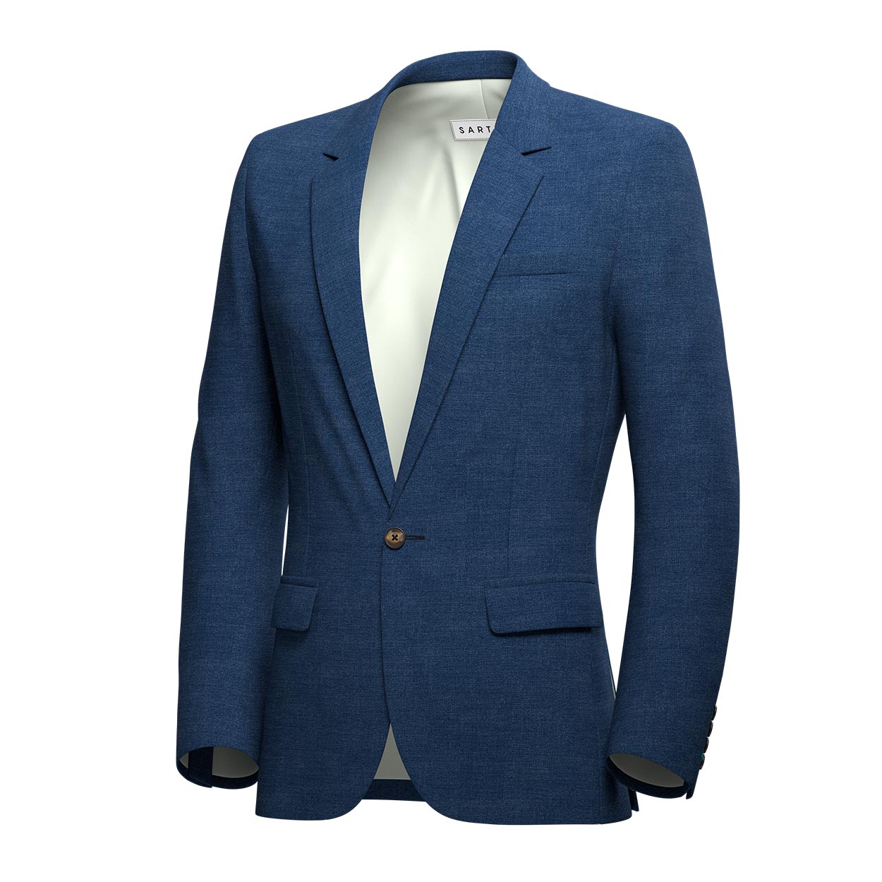 Lafayette Deep Blue Crosshatch Suit - SARTORO