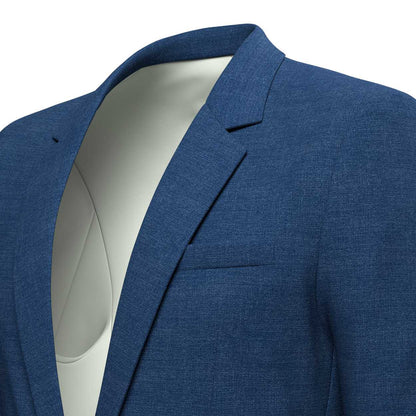 Lafayette Deep Blue Crosshatch Suit - SARTORO