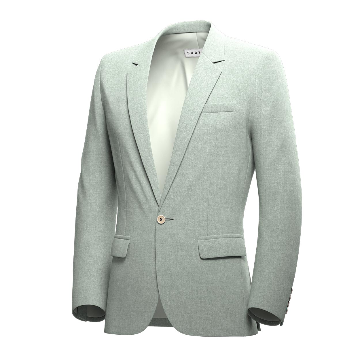 Lafayette Powder Grey Twill Jacket - SARTORO