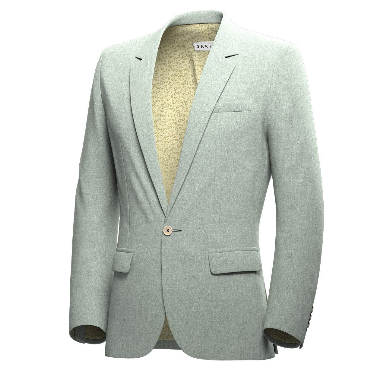 Lafayette Powder Grey Twill Suit - SARTORO