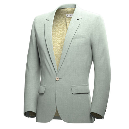 Lafayette Powder Grey Twill Suit - SARTORO