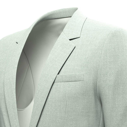 Lafayette Powder Grey Twill Suit - SARTORO