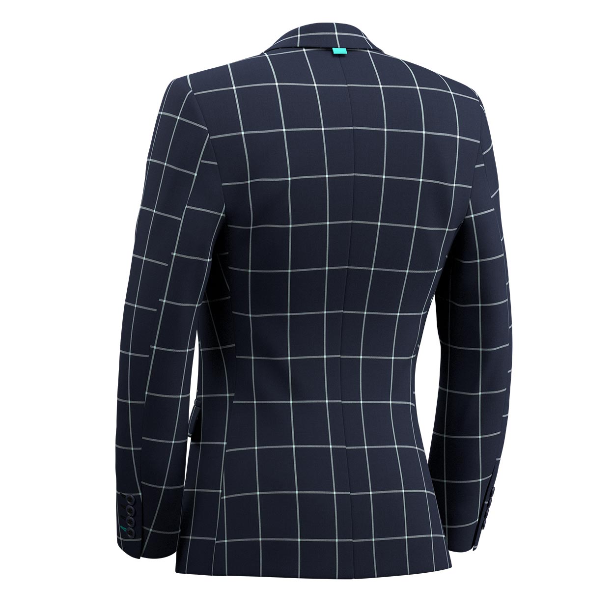 Lafayette Regal Navy Windowpane Suit - SARTORO