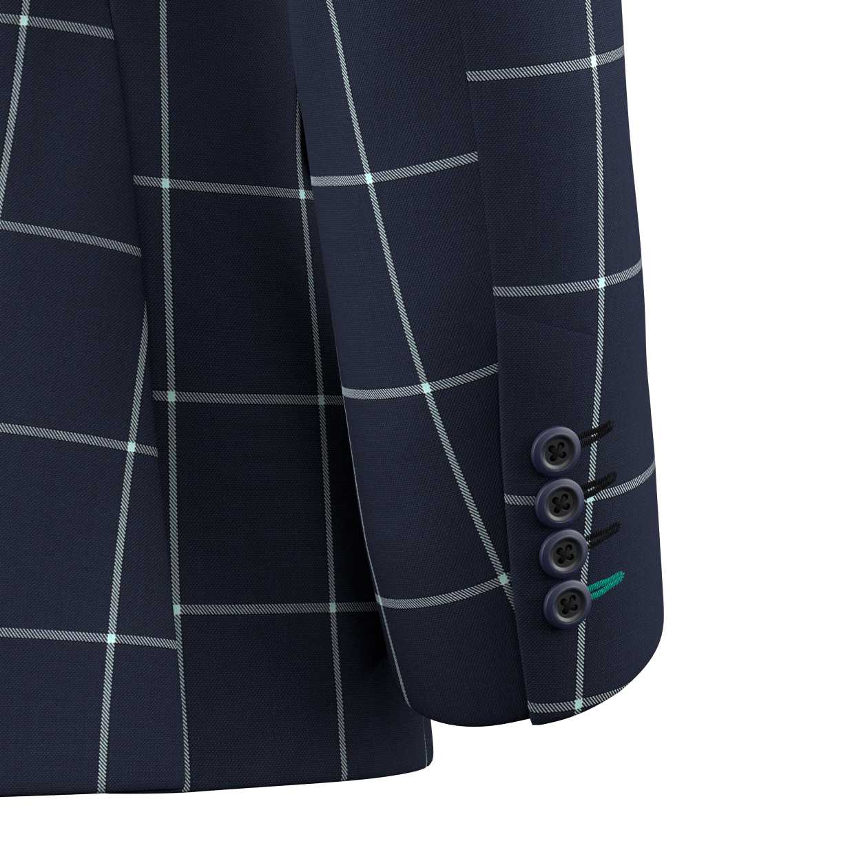 Lafayette Regal Navy Windowpane Suit - SARTORO