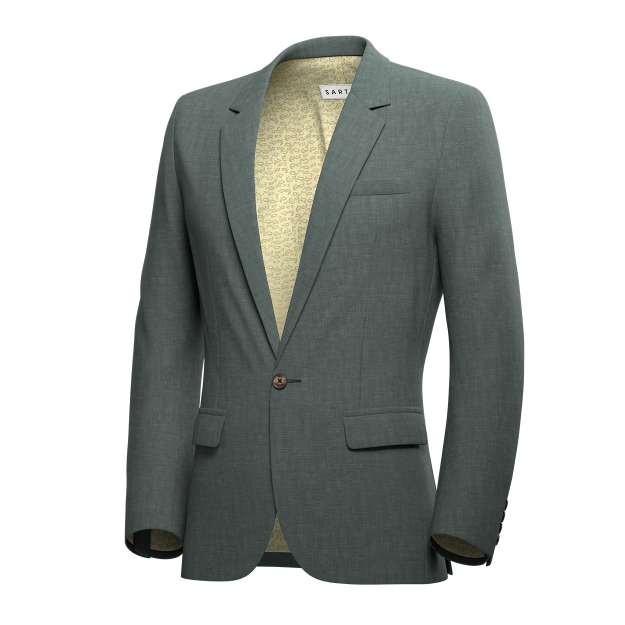Lafayette Sage Sharkskin Jacket - SARTORO