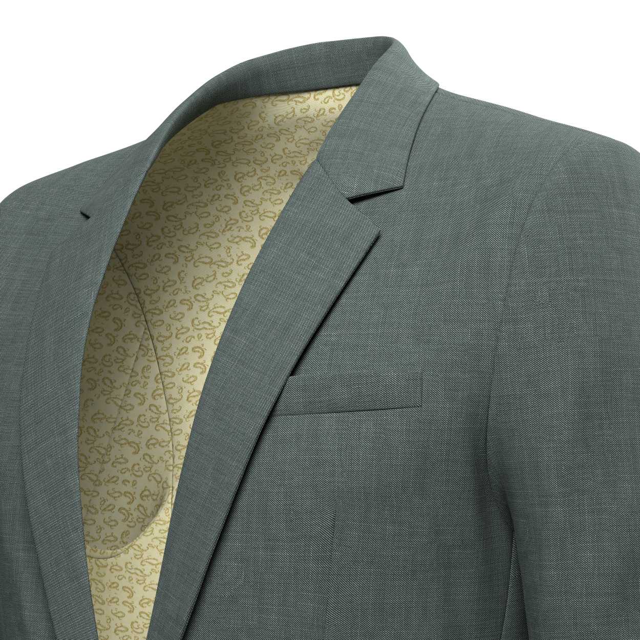 Lafayette Sage Sharkskin Suit - SARTORO