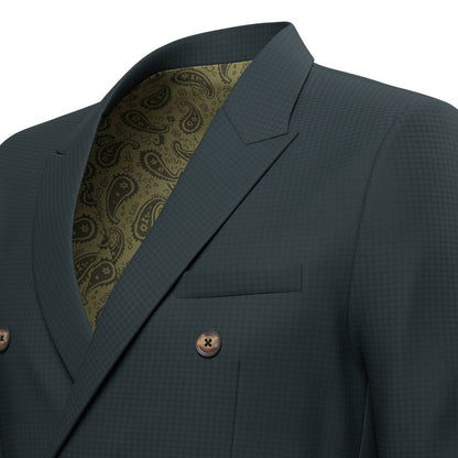 Penn Onyx Green Microcheck Wedding Jacket