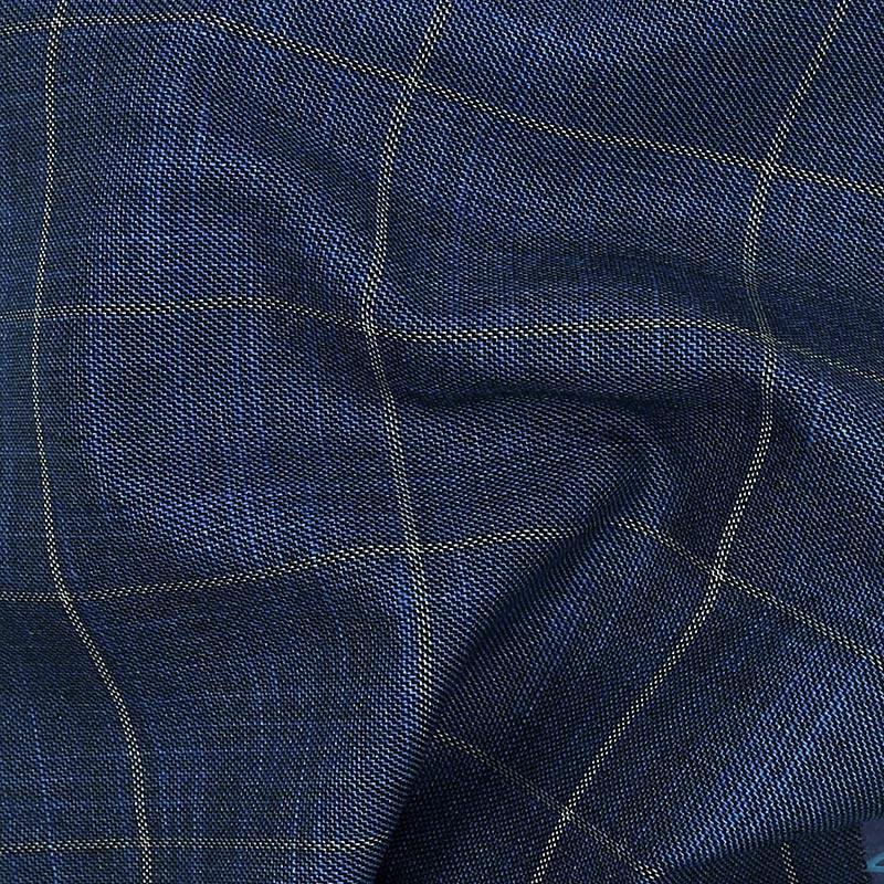 Madison Lapis Blue Windowpane Jacket - SARTORO