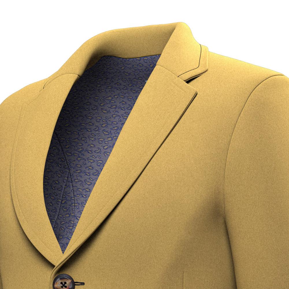 Mustard Wool Coat - SARTORO