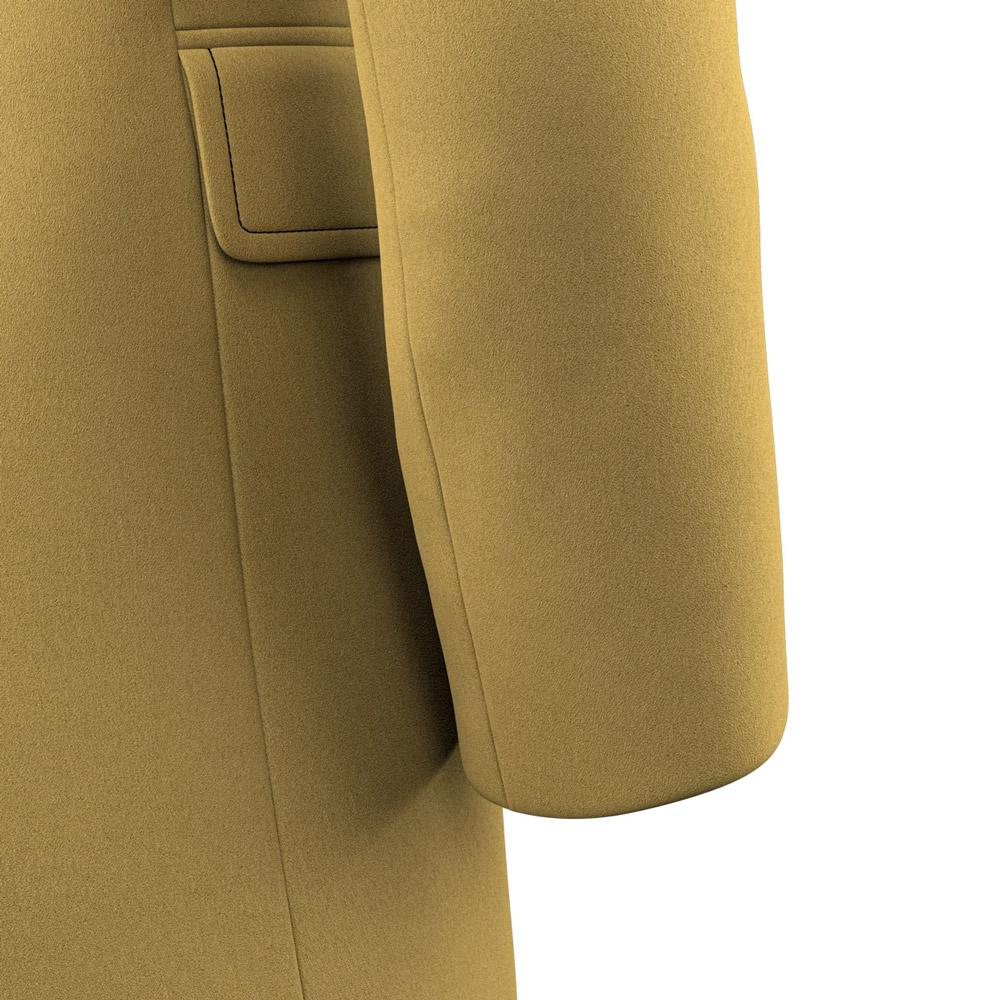 Mustard Wool Coat - SARTORO