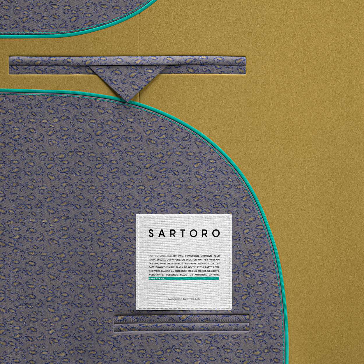 Mustard Wool Coat - SARTORO