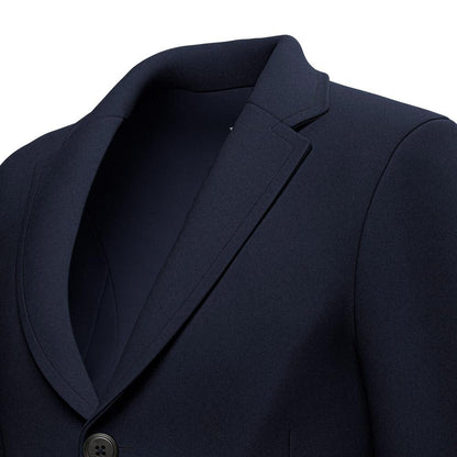 Navy Wool Coat - SARTORO