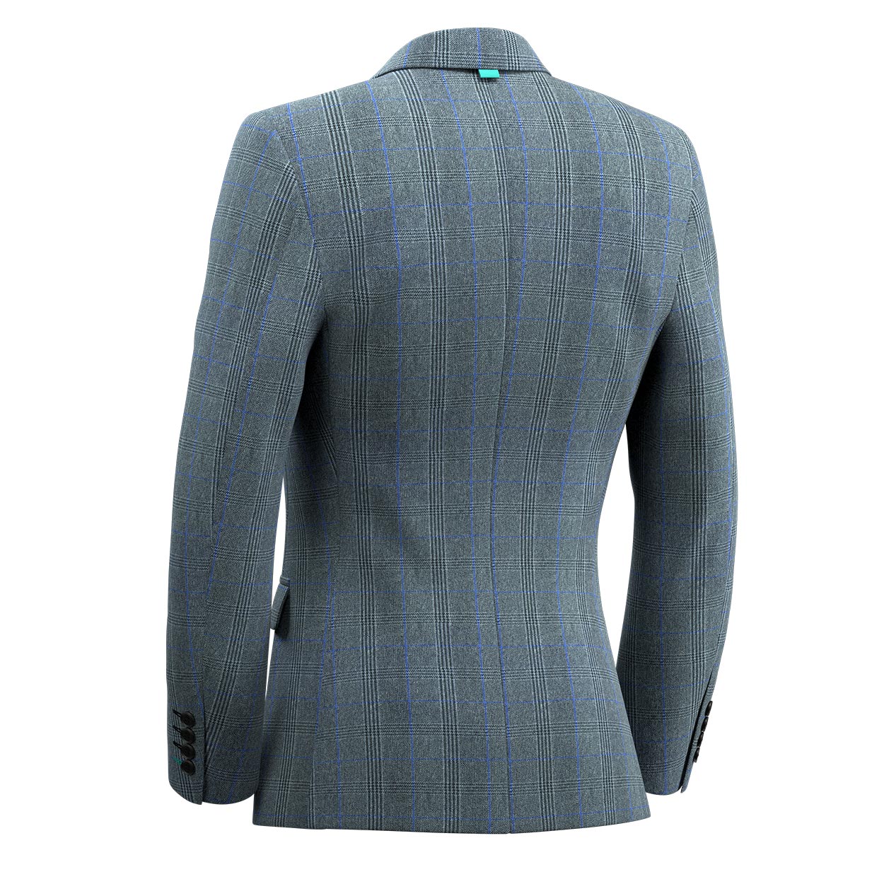 Penn Grey Prince of Wales Tweed Jacket - SARTORO