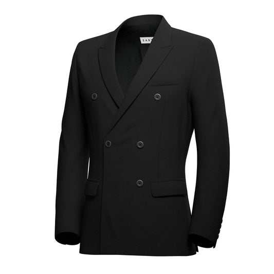 Penn Jet Black Twill Jacket - SARTORO