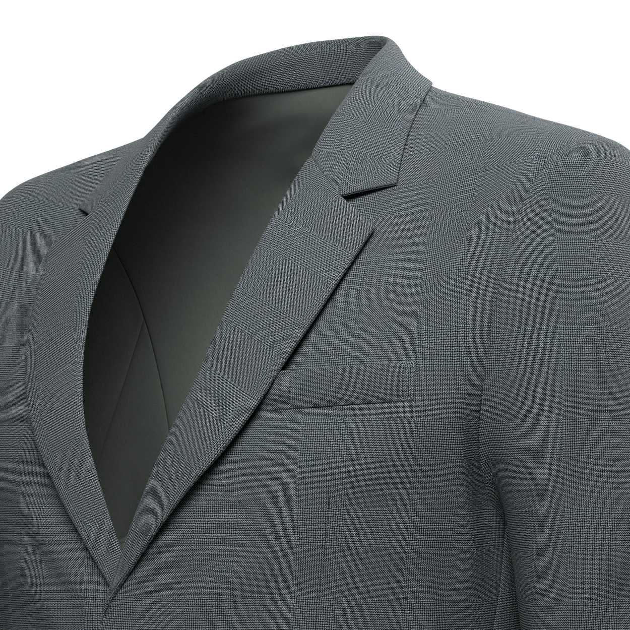 Prince Charcoal Prince of Wales Suit - SARTORO