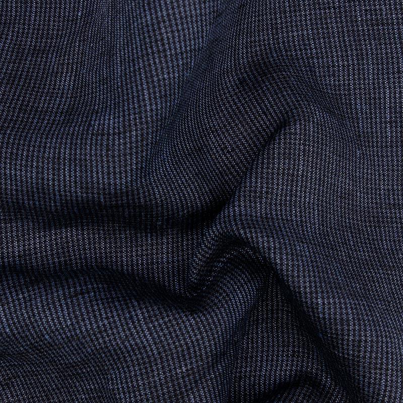 Waverly Blue Houndstooth Linen Suit - SARTORO